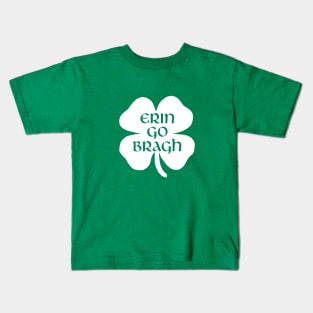 Erin Go Bragh Shamrock Kids T-Shirt